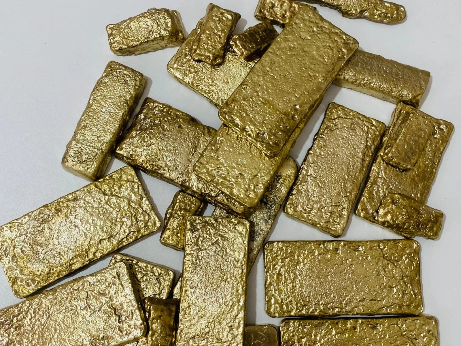 1955 Grams Scrap Gold Bar Gold Recovery Melted Different Computer Bullion Pins - Image 5