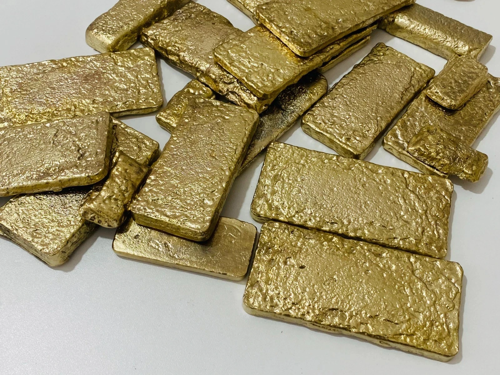1955 Grams Scrap Gold Bar Gold Recovery Melted Different Computer Bullion Pins - Image 2