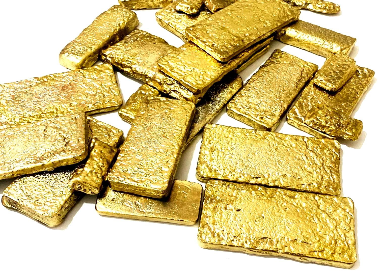 1955 Grams Scrap Gold Bar Gold Recovery Melted Different Computer Bullion Pins